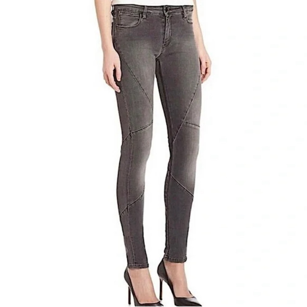 Brockenbow Madga Puzzle Skinny Gray Jeans Size 27